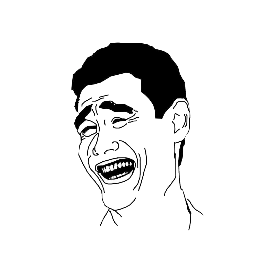 Yao Ming Meme Face sticker